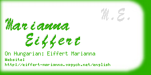 marianna eiffert business card